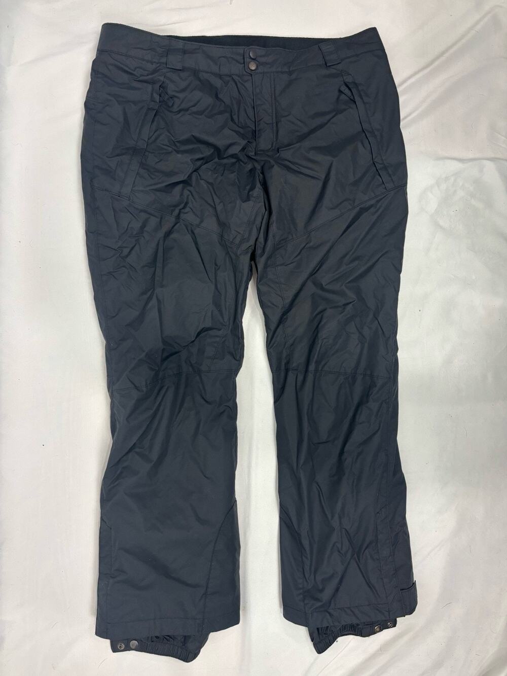 Columbia OMNI-TECH Adjustable Waist Women’s XL Ski Pants Black Waterproof EUC